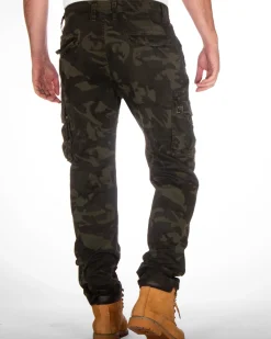OneREDOX Aidan reisitaskuhousut - Vihreä camo Hot