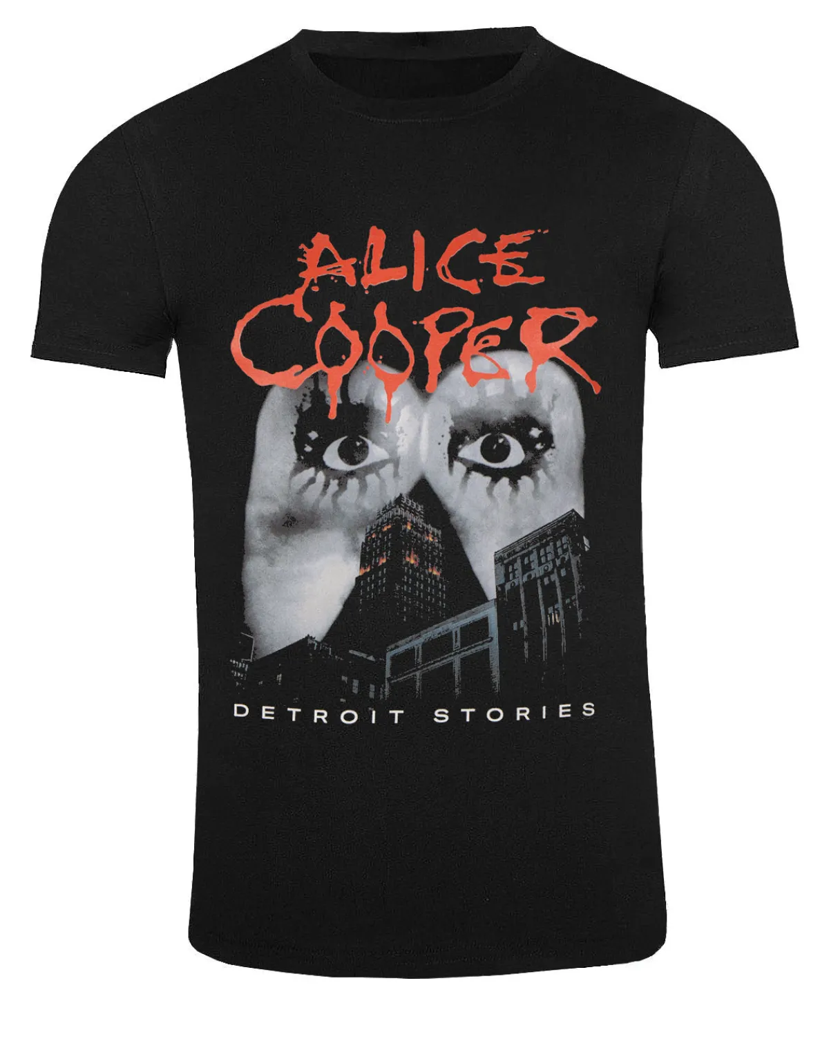 Urban Classics Alice Cooper Detroit stories t-paita - Musta Sale