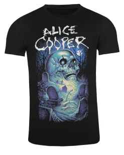 Urban Classics Alice Cooper graveyard t-paita - Musta Hot