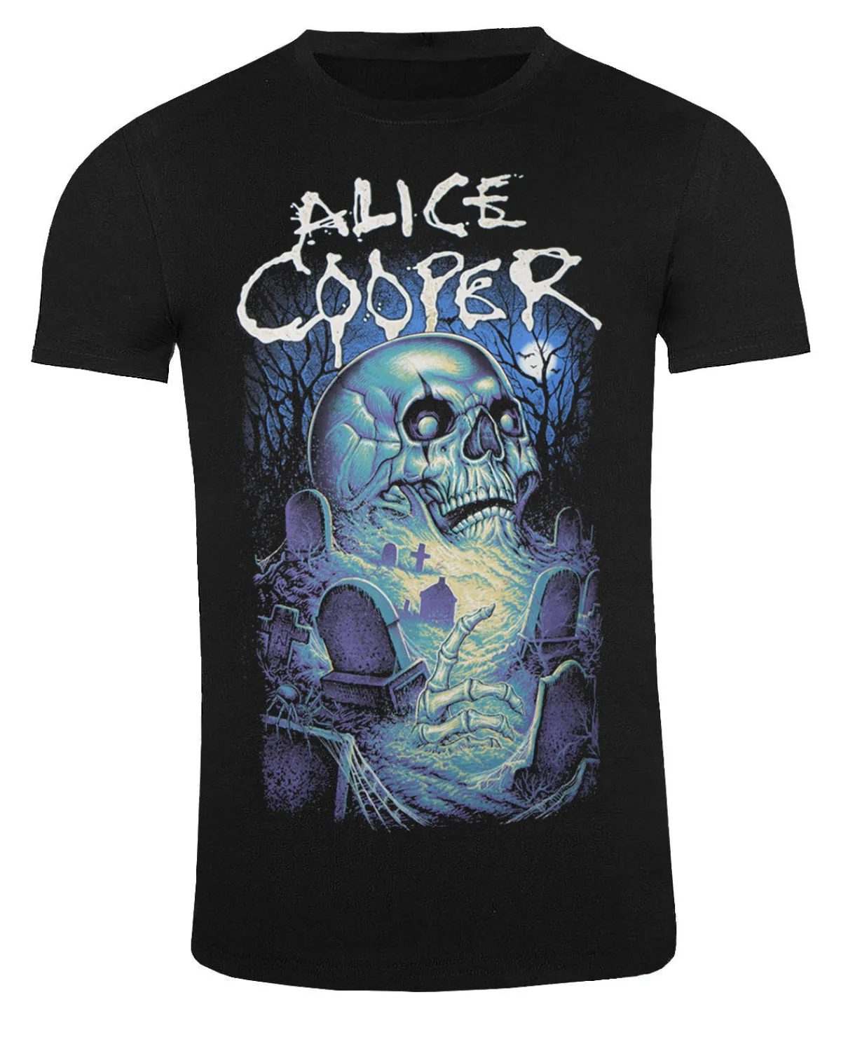Urban Classics Alice Cooper graveyard t-paita - Musta Hot
