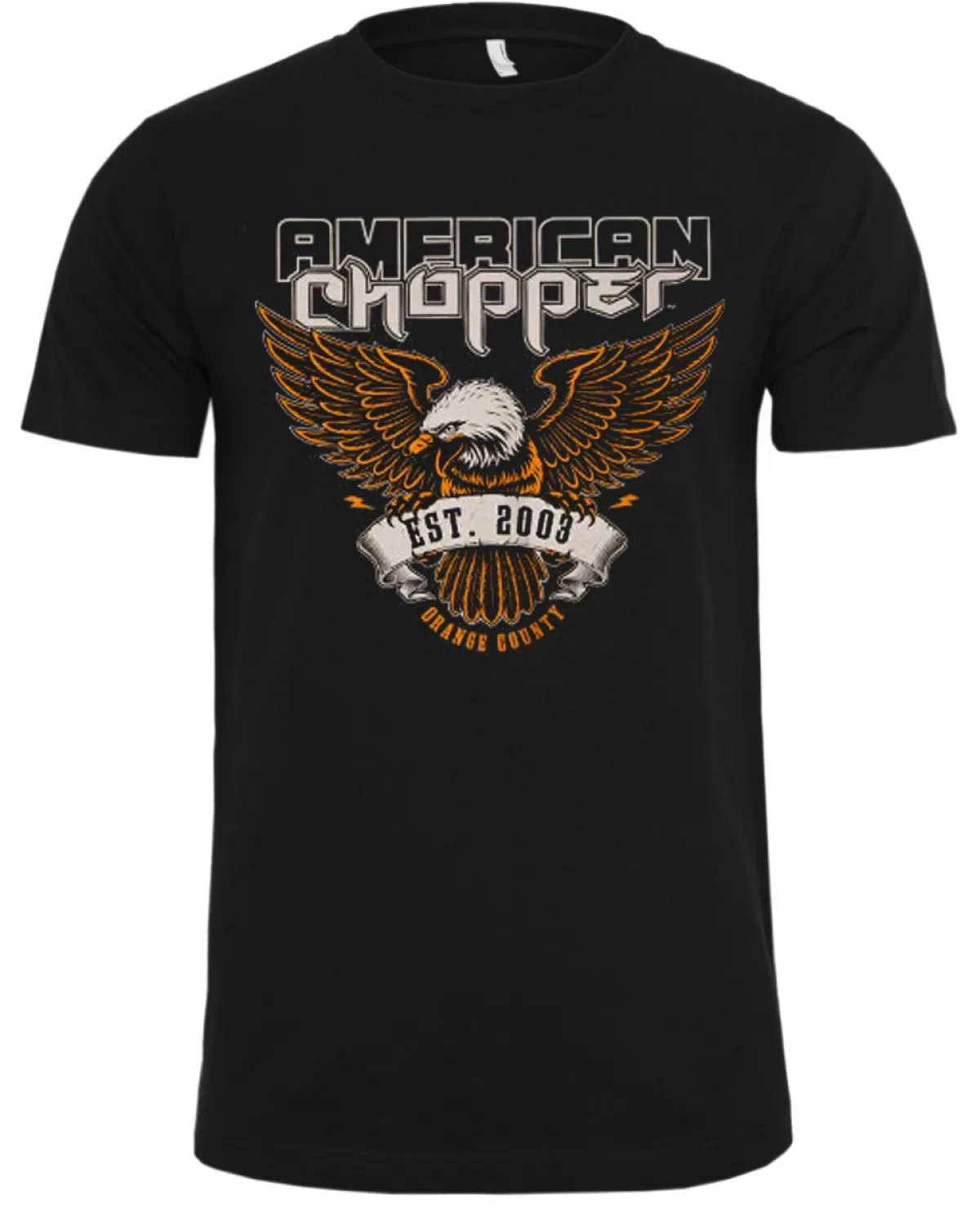 Print Shirt American Chopper - Orange County t-paita - Musta Sale