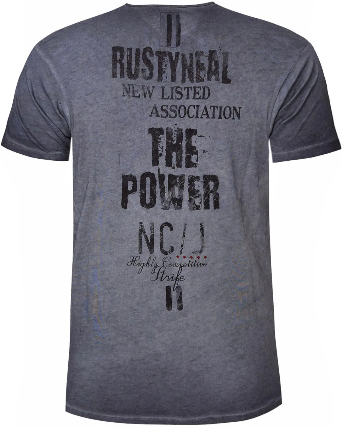 Rusty Neal Association t-paita - Tumman Harmaa Online