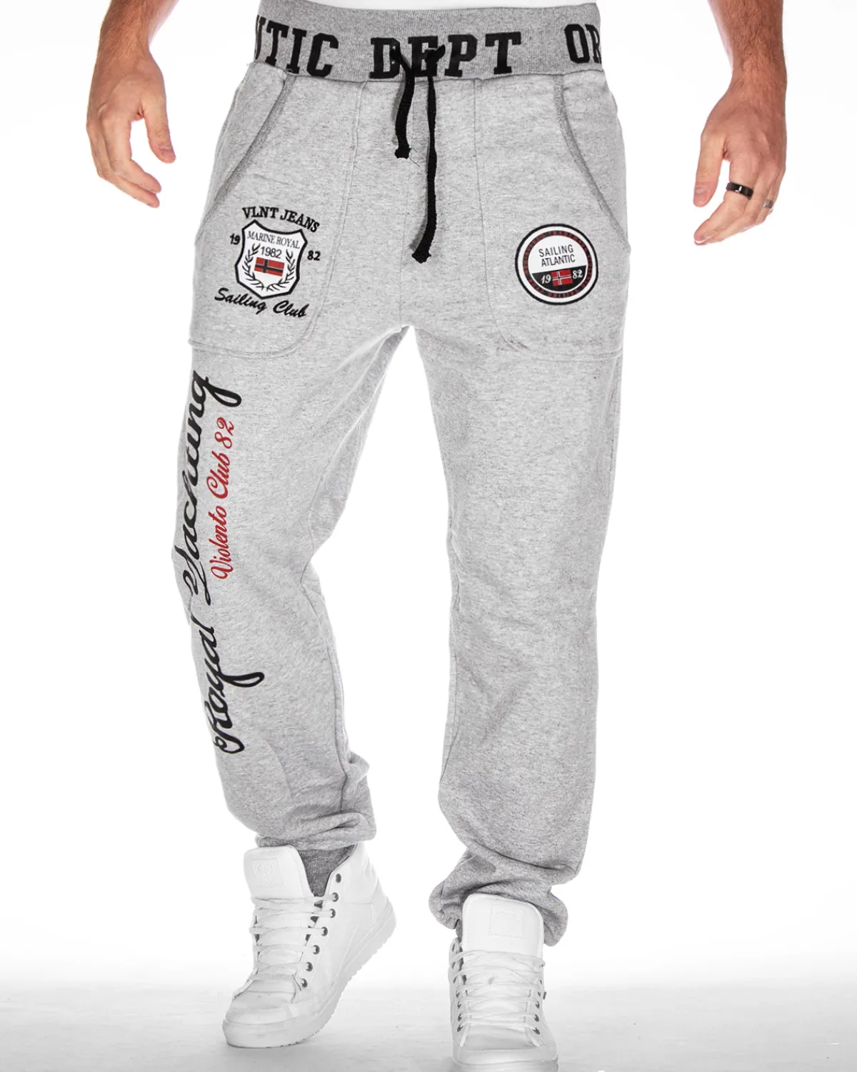 Disturb Clothing Atlantic club collegehousut - Harmaa Outlet
