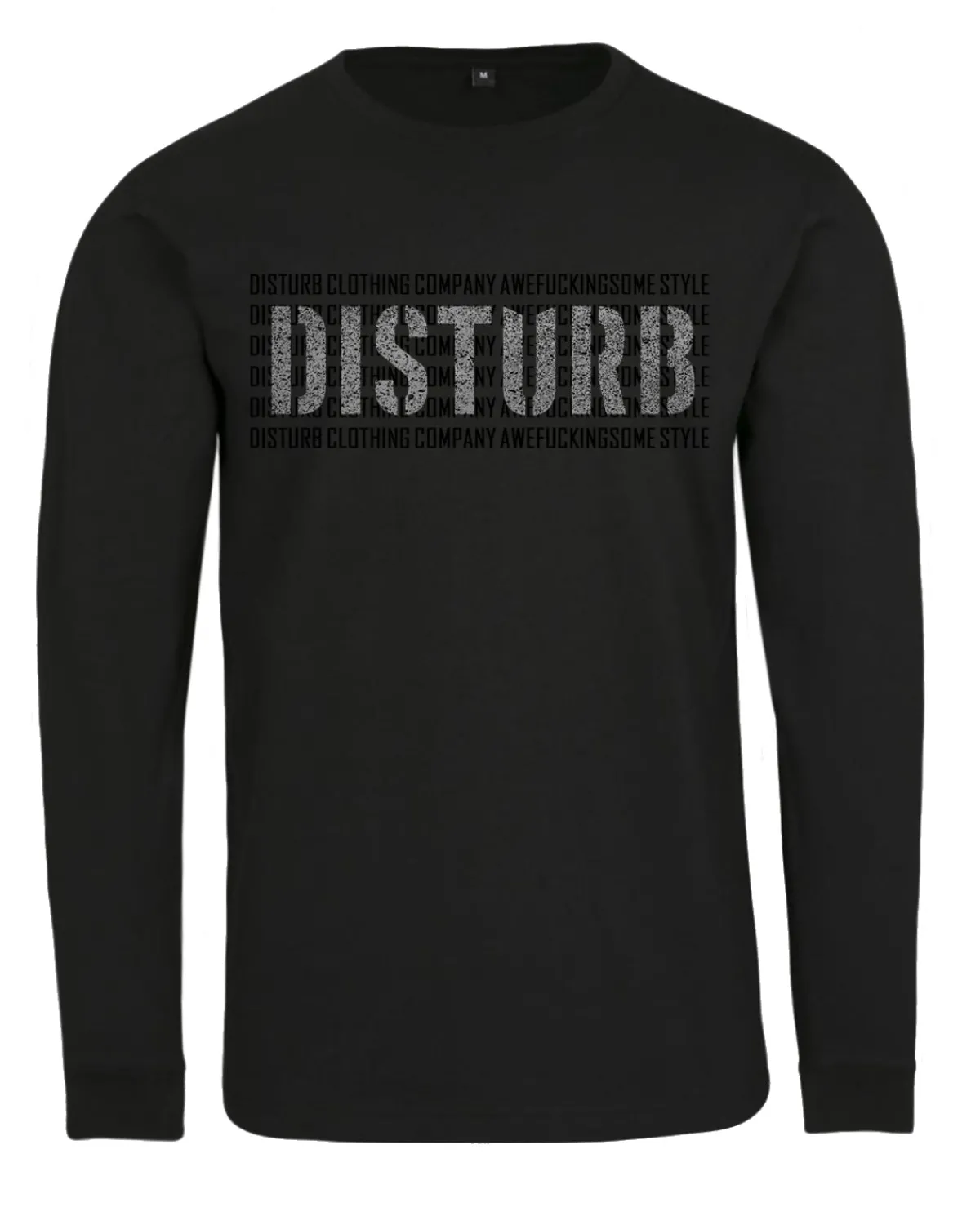 Disturb Clothing Awefuckingsome pitkähihainen - Musta Clearance