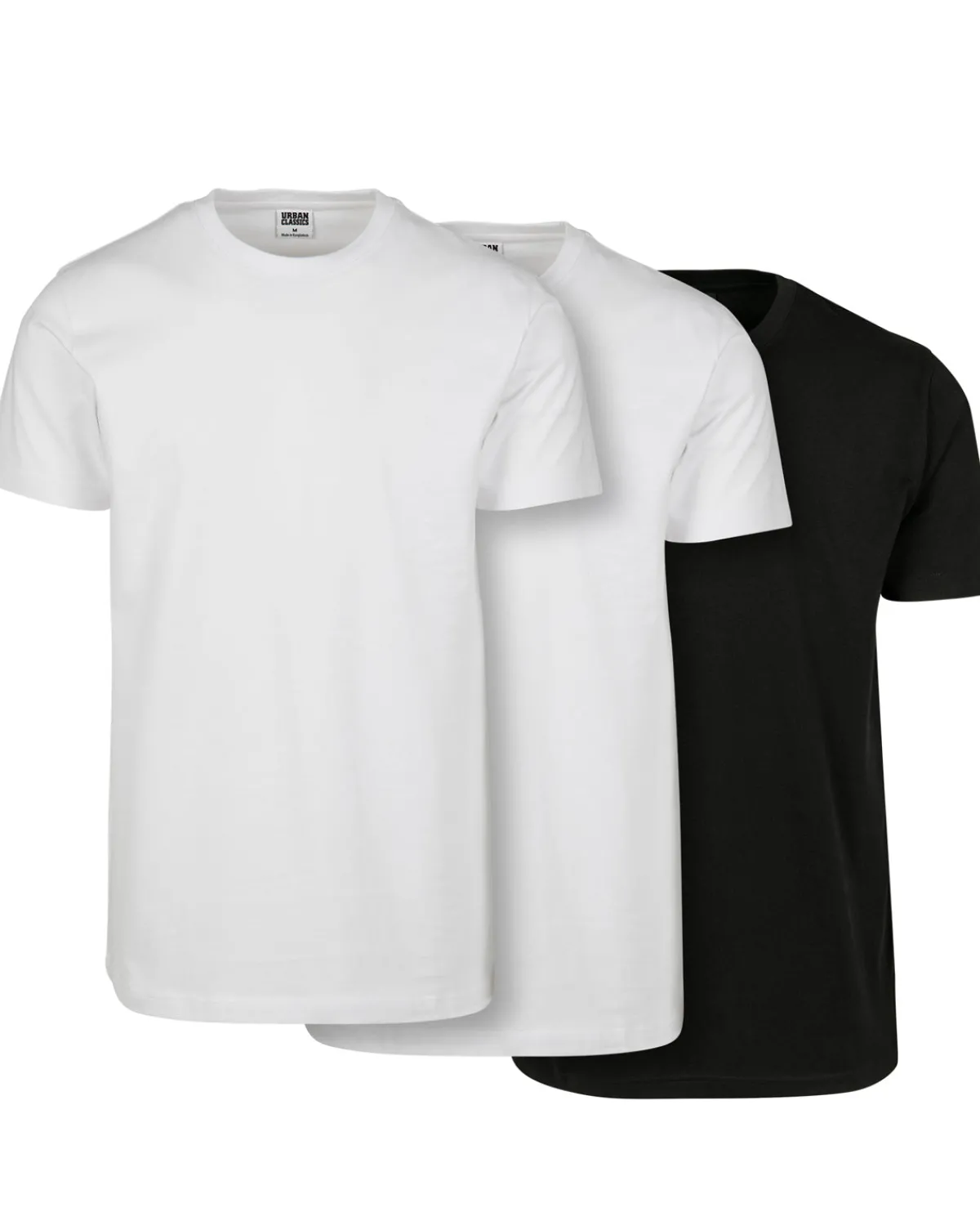 Urban Classics Basic t-paita 3-pack - Valkoinen/ Musta Outlet