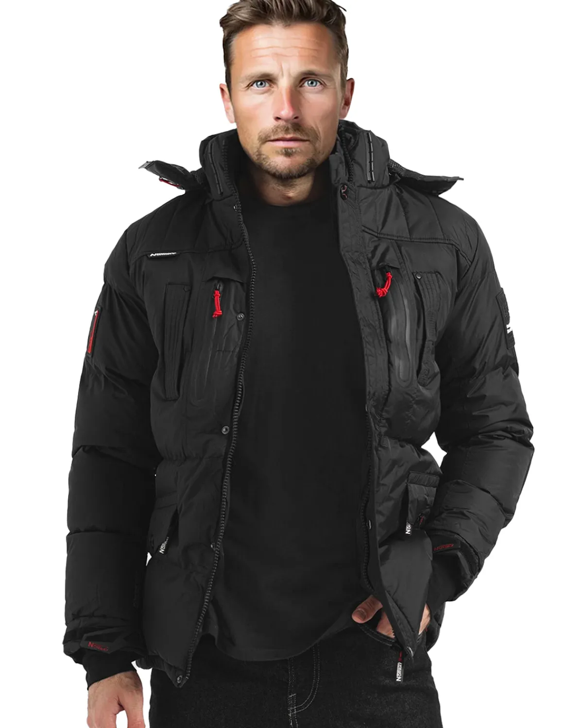 Geographical Norway Basilboli talvitakki - Musta Outlet