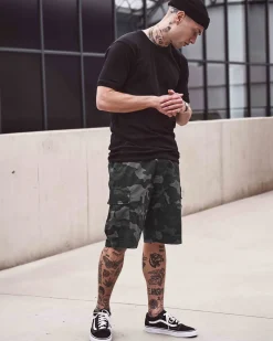 Brandit BDU Ripstop reisitaskushortsit - Harmaa Camo Outlet
