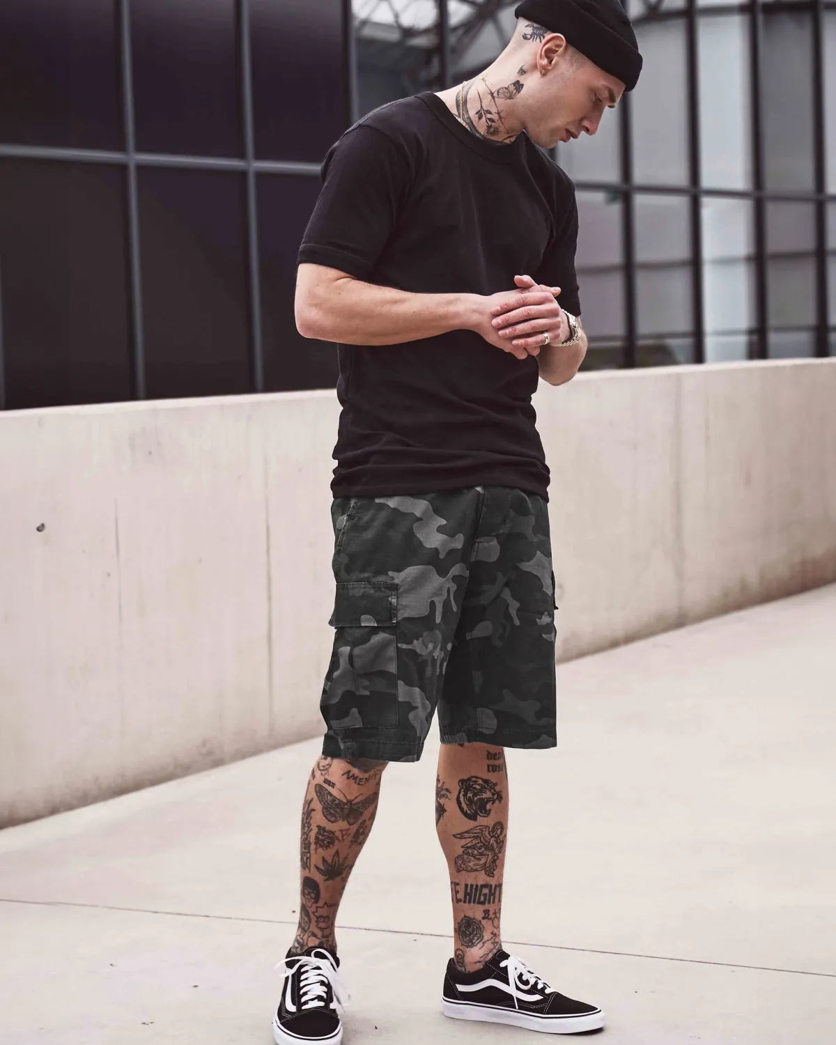 Brandit BDU Ripstop reisitaskushortsit - Harmaa Camo Outlet
