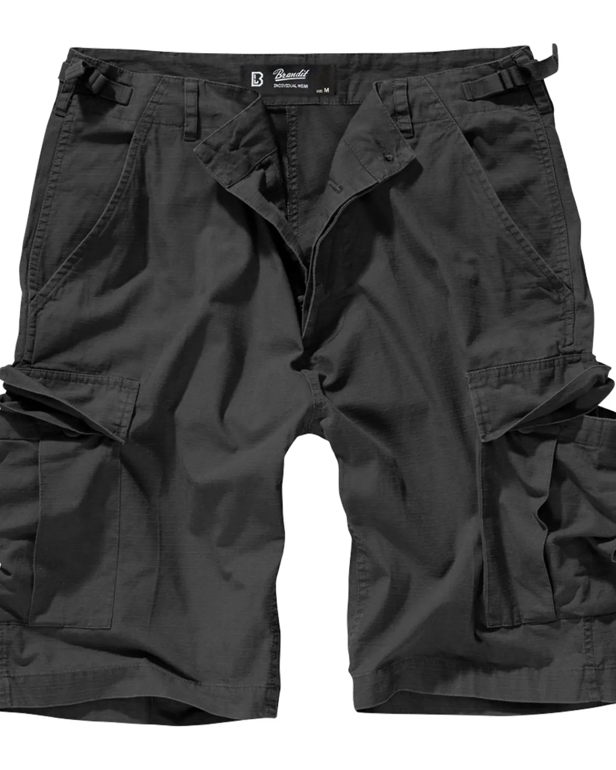 Brandit BDU Ripstop reisitaskushortsit - Musta Outlet