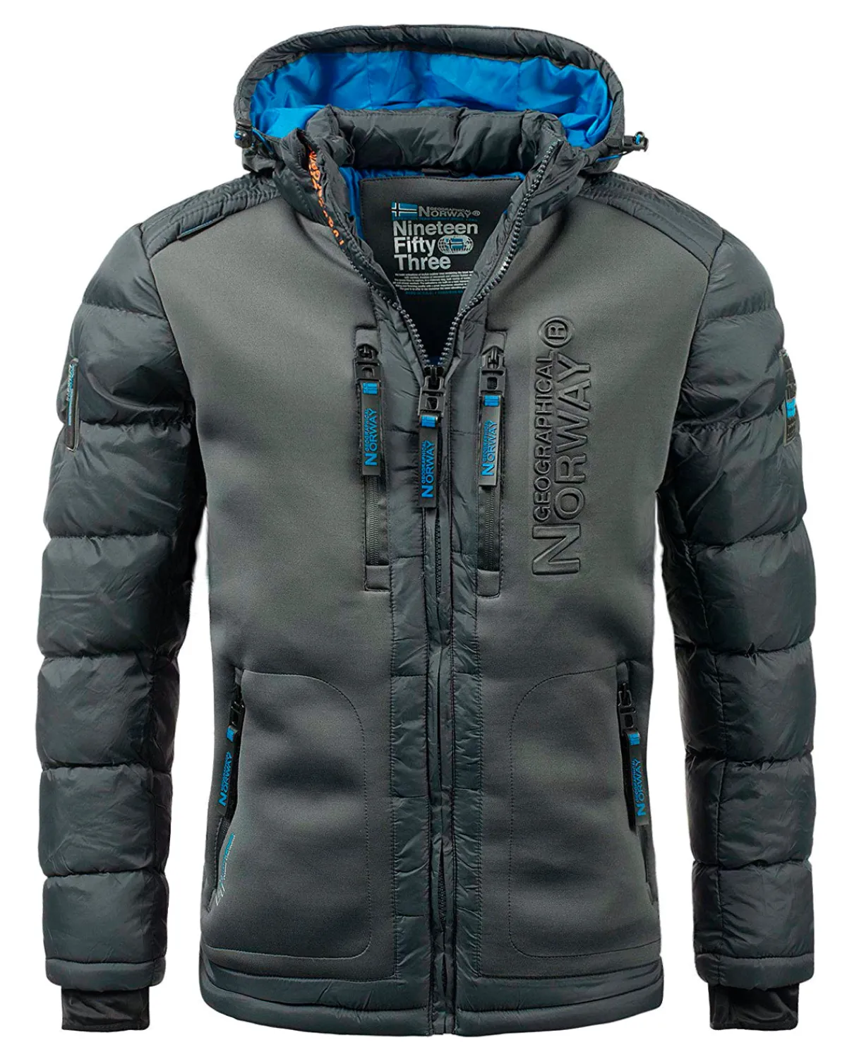 Geographical Norway Beachwood talvitakki - Tumman/Sininen Harmaa New