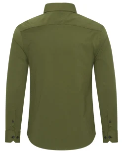 Rusty Neal Beales kauluspaita - Khaki/Musta Vihreä Discount