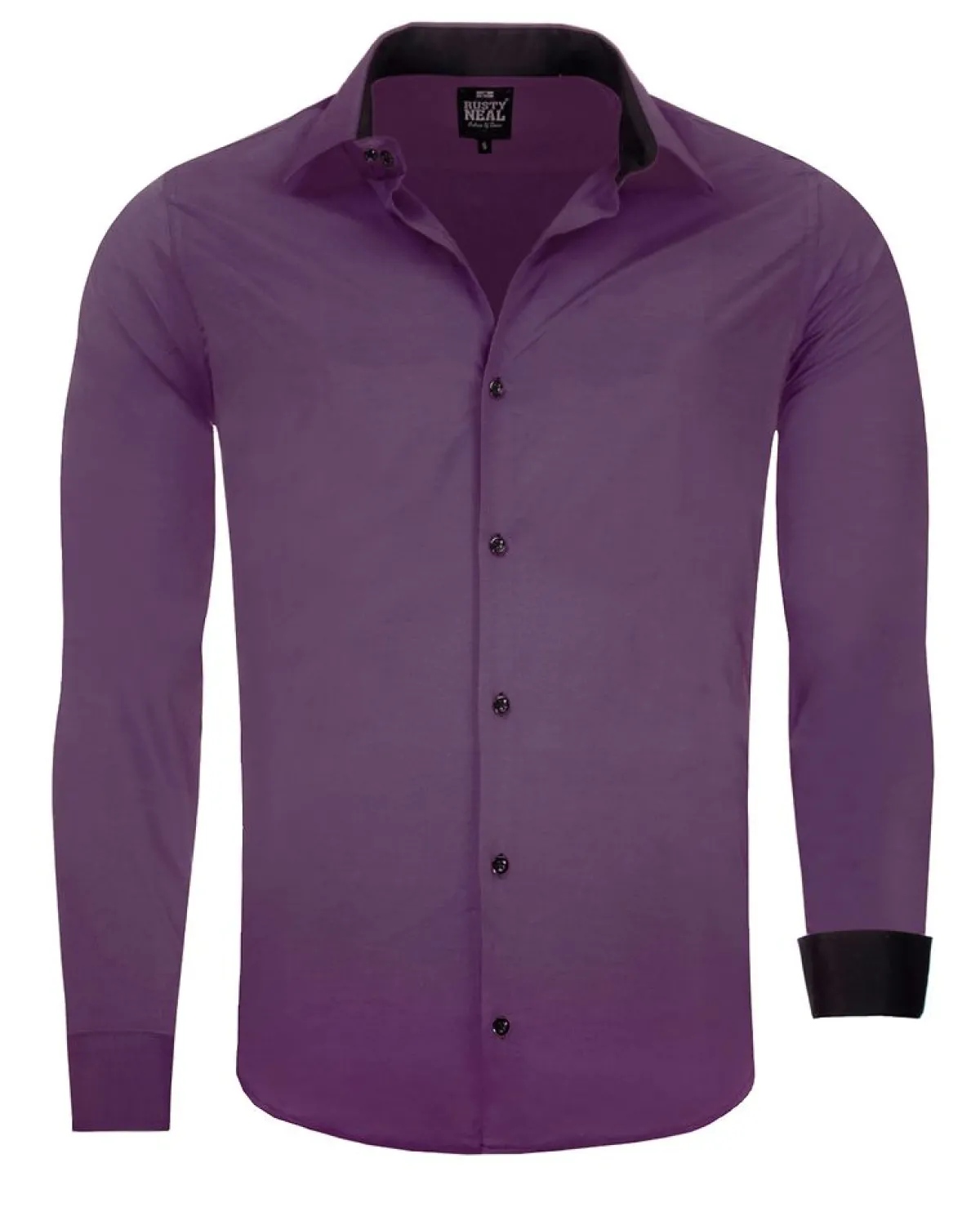 Rusty Neal Beales kauluspaita - /Musta Violetti Clearance
