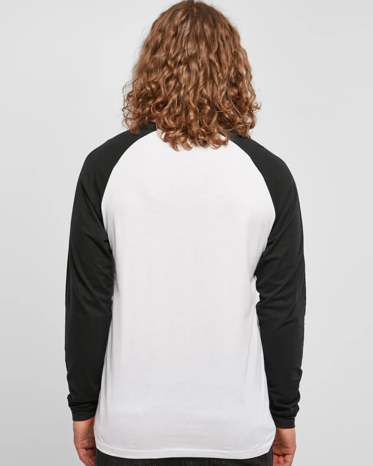 Disturb Clothing Black star chest raglan pitkähihainen - Valkoinen/Musta
