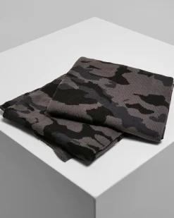 Urban Classics Camo huivi - Tumma camo Clearance