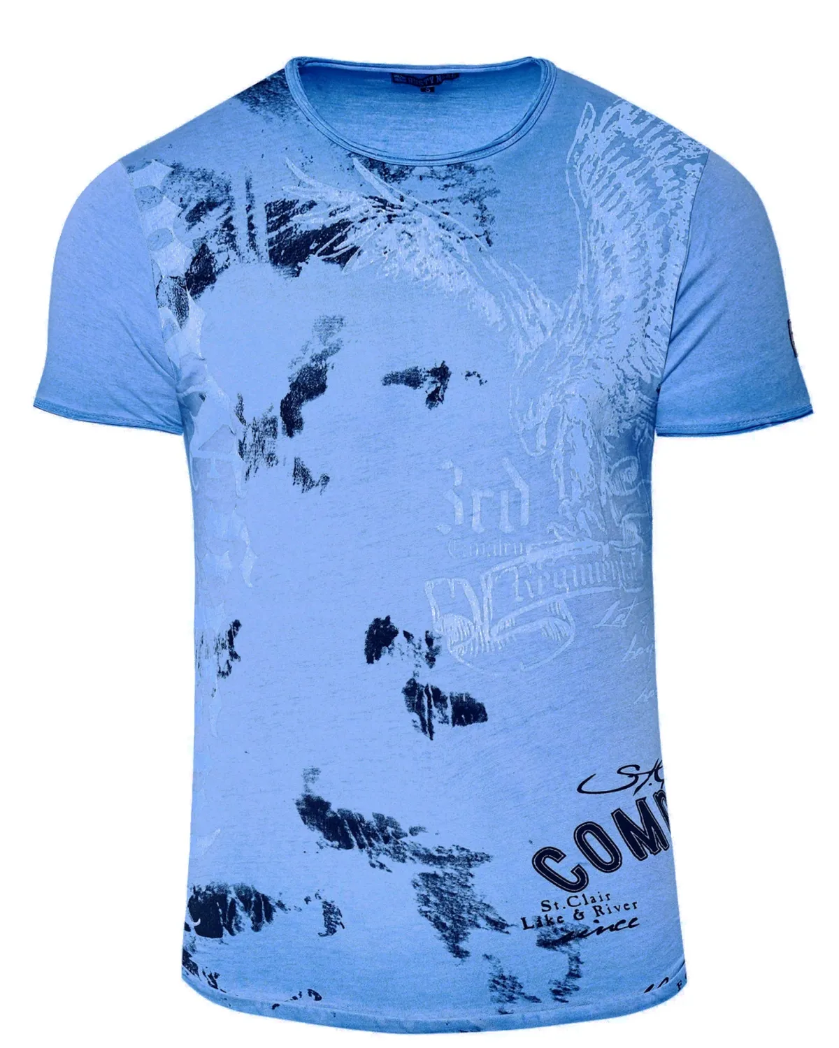 Rusty Neal Cavalry t-paita - Vaaleansininen Sale