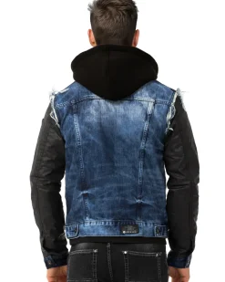 Cipo & Baxx C-1290 Dewei farkkutakki - Sininen Denim sininen Best