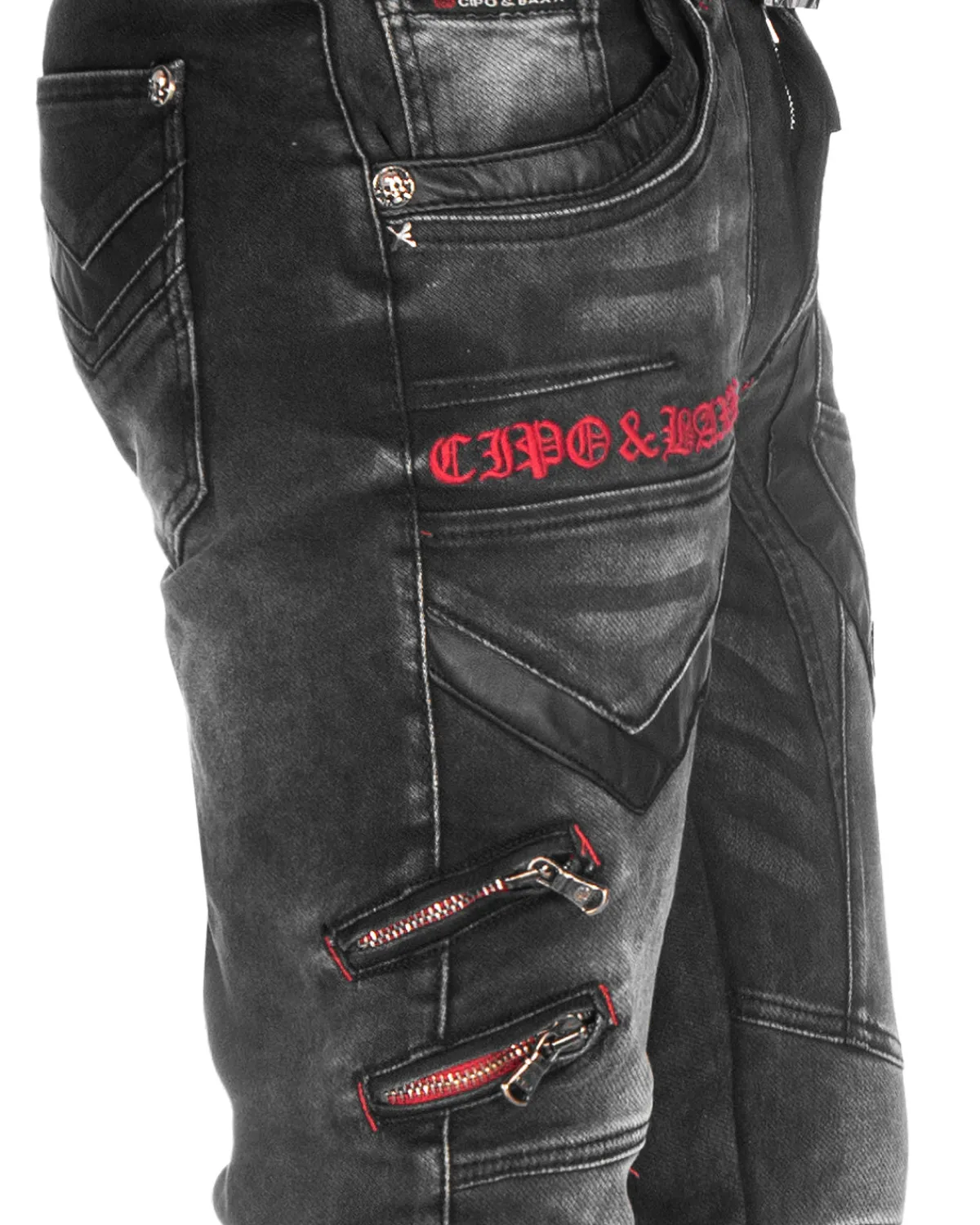 Cipo & Baxx CD795 Negan farkut - Musta Outlet