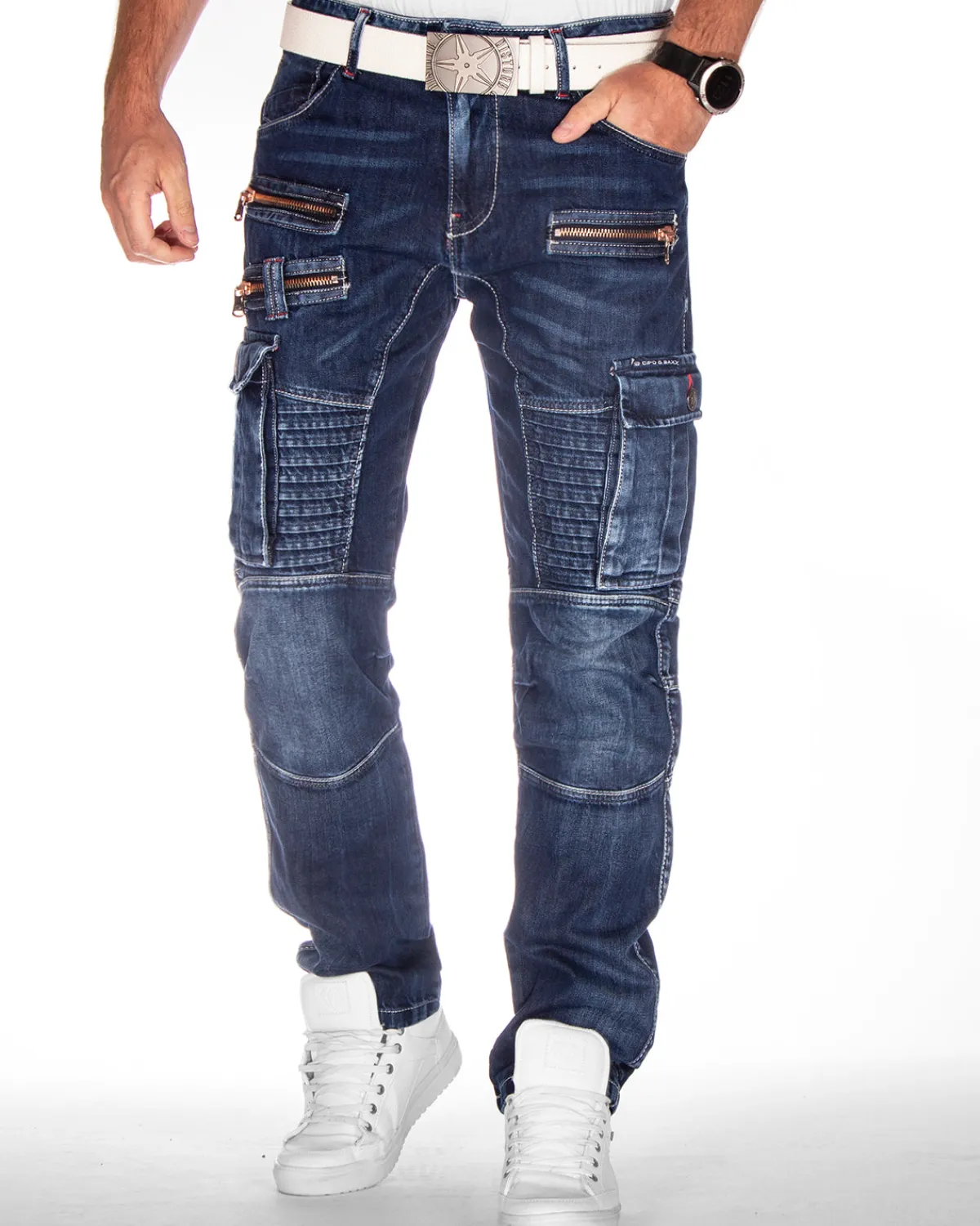 Cipo & Baxx CD798 Xenos reisitaskufarkut - Sininen Denim sininen Sale