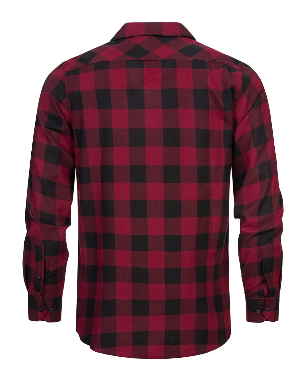 Urban Classics Checked ruutupaita - Musta/Burgundi Hot