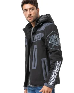 Cipo & Baxx CJ275 Casey välikausitakki - /Harmaa Musta Outlet