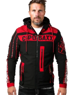 Cipo & Baxx CJ275 Casey välikausitakki - /Punainen Musta