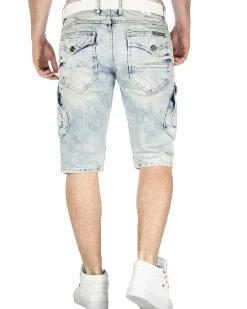 Cipo & Baxx CK196 Adam farkkushortsit - Vaaleansininen Sale