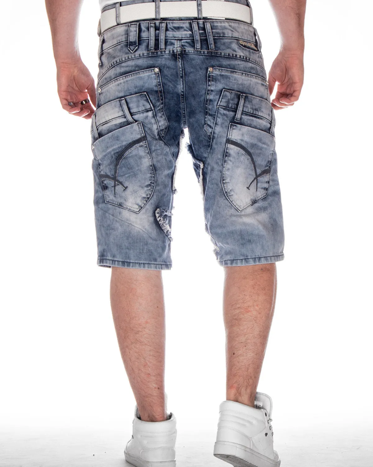 Cipo & Baxx CK182 farkkushortsit - Sininen Sale