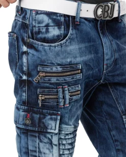 Cipo & Baxx CK295 Jensen farkkushortsit - Sininen Denim sininen Discount