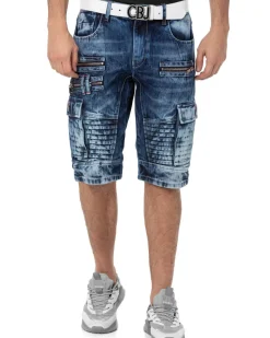 Cipo & Baxx CK295 Jensen farkkushortsit - Sininen Denim sininen Discount