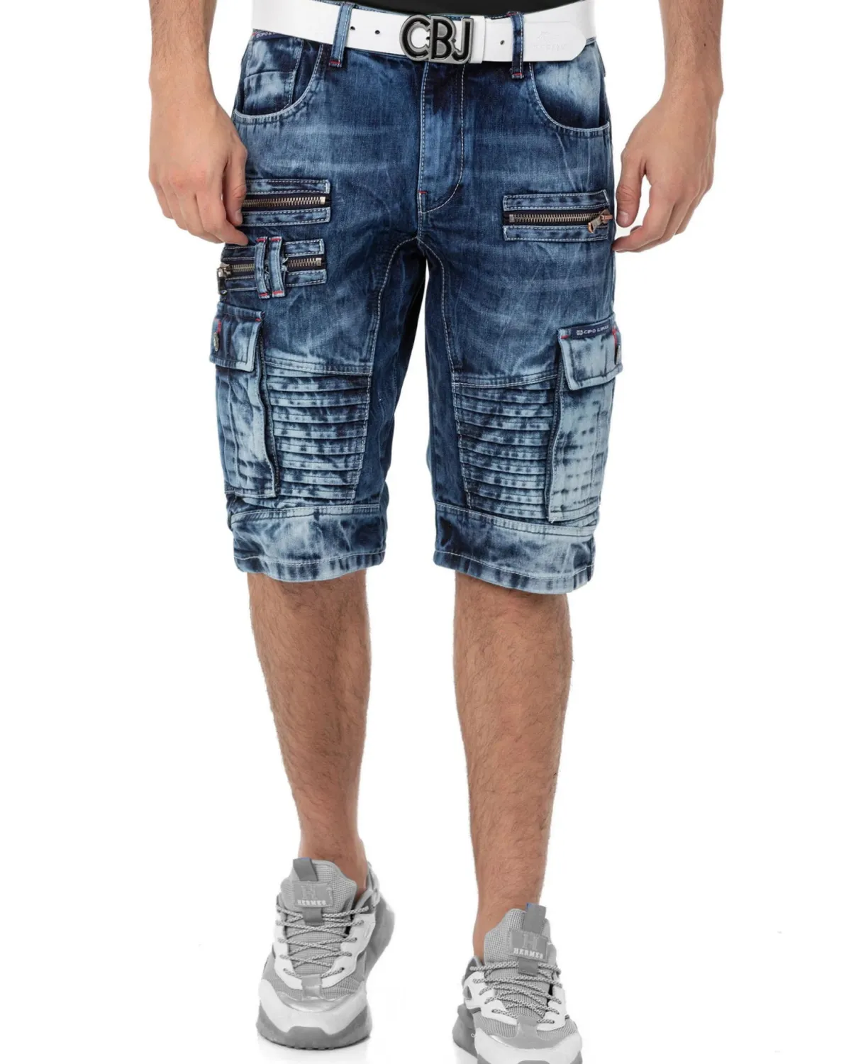 Cipo & Baxx CK295 Jensen farkkushortsit - Sininen Denim sininen Discount