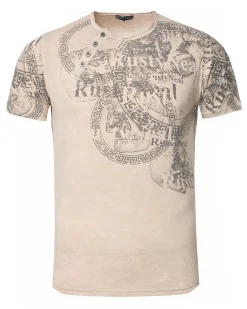 Rusty Neal Cosmo t-paita - Beige New
