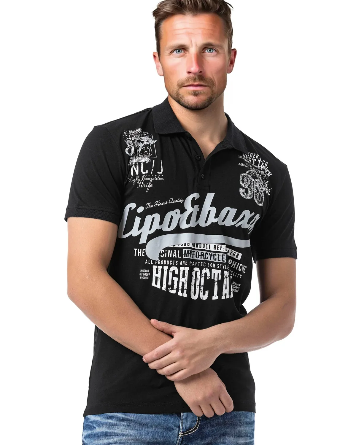 Cipo & Baxx CT794 Octane pikeepaita - Musta Outlet