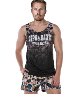 Cipo & Baxx CUK244 Geometric beach set - Musta New