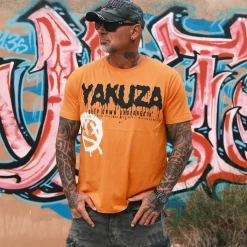 Yakuza Ink Deep Down V02 t-paita - Oranssi