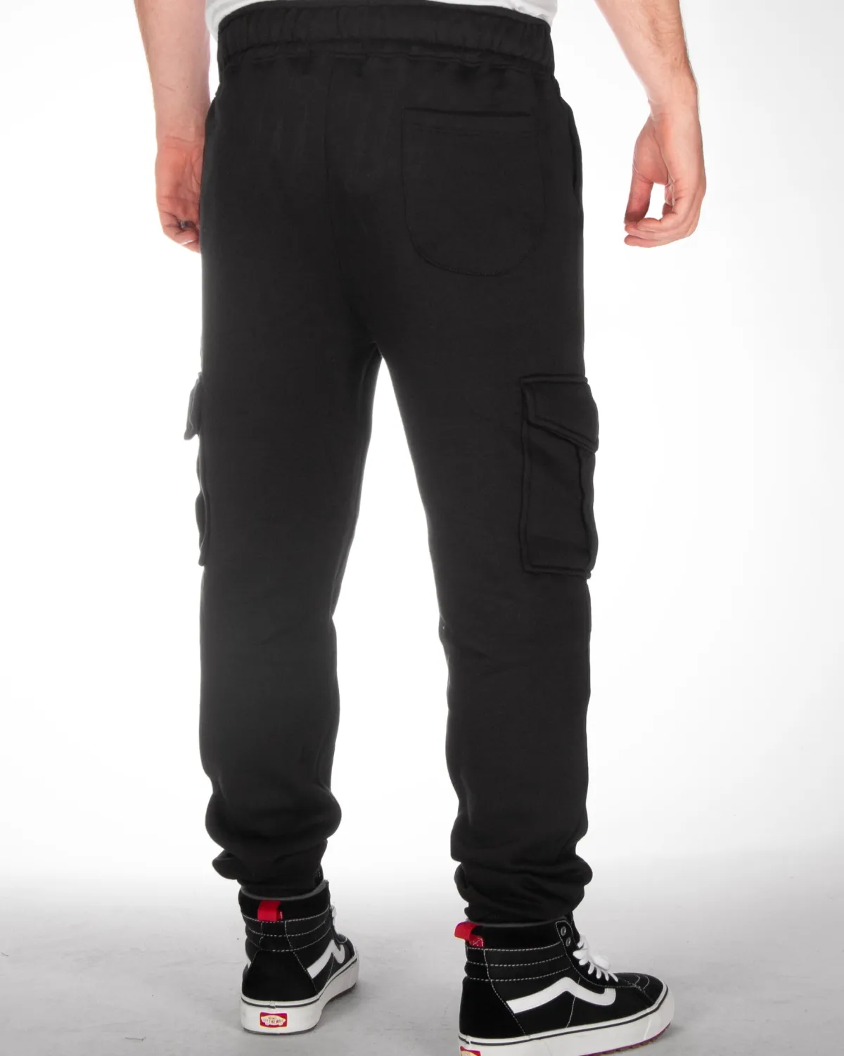Disturb Clothing Disturb cargo collegehousut - Musta Sale
