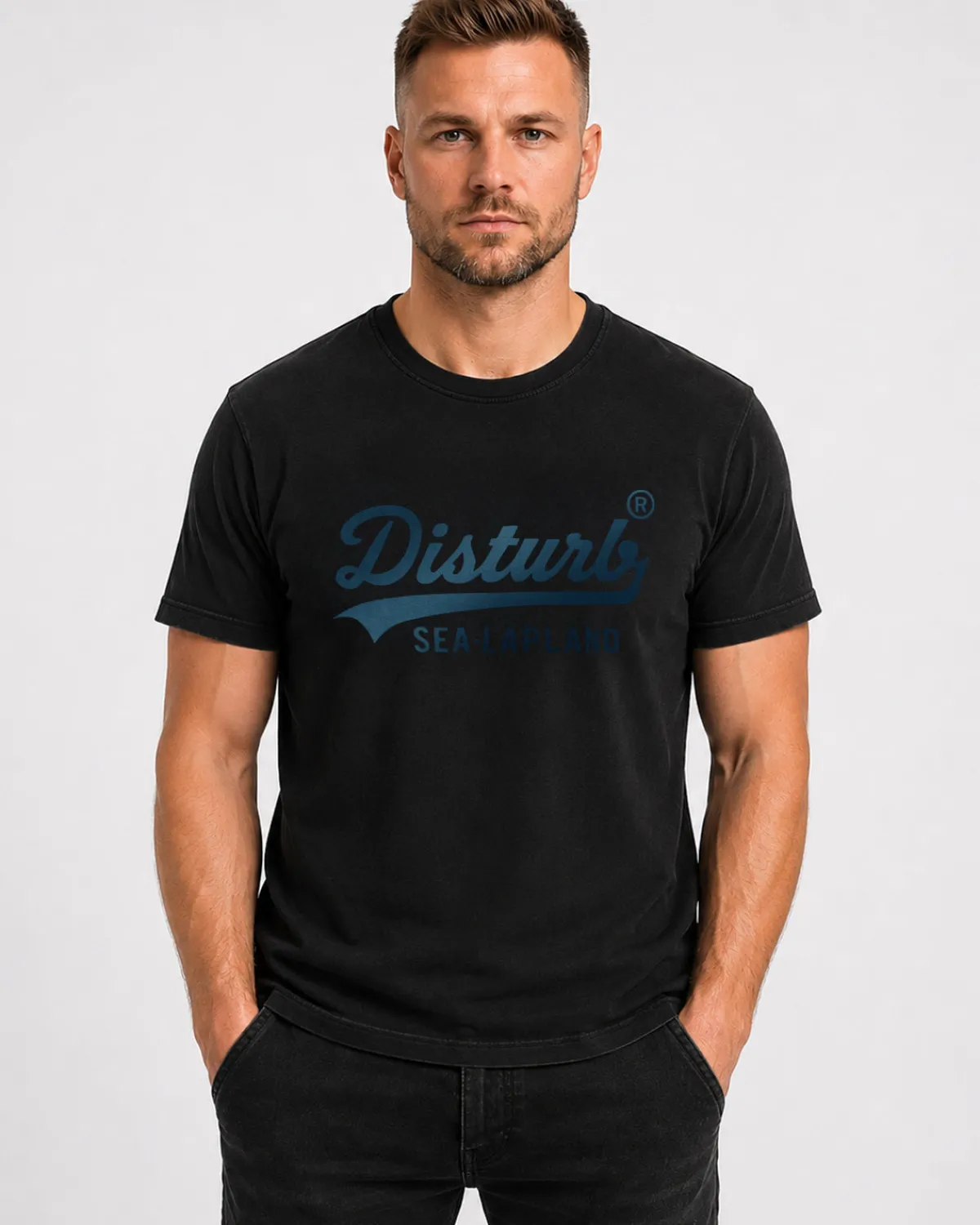 Disturb Clothing Disturb Sea t-paita - Musta Sale