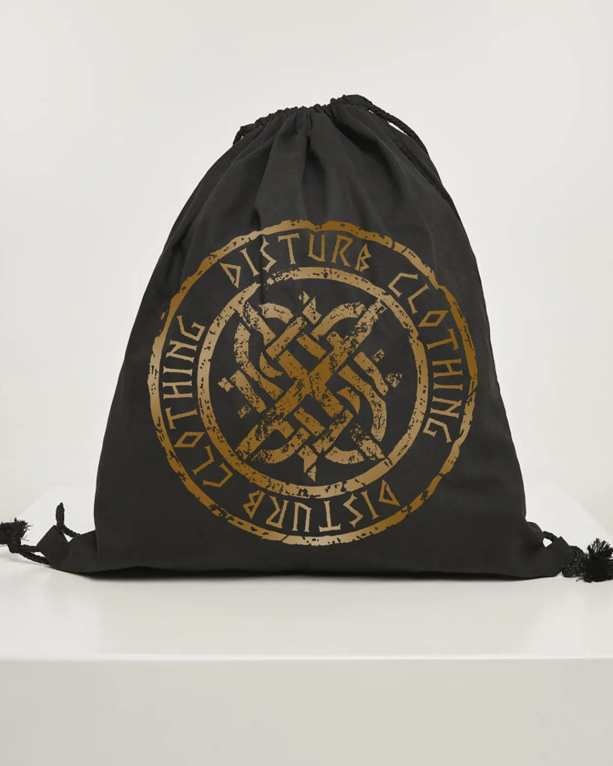 Disturb Clothing Disturb Viking gymsack - Musta