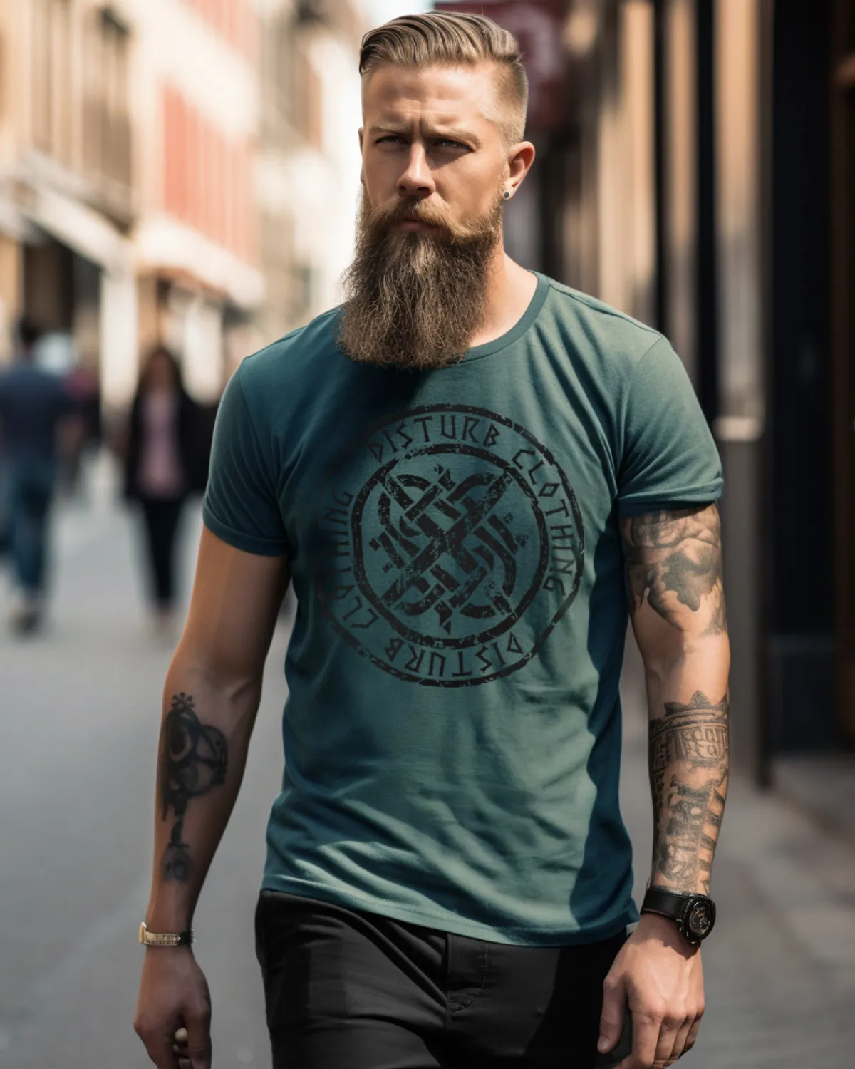 Disturb Clothing Disturb Viking t-paita New