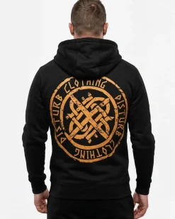 Disturb Clothing Disturb Viking vetoketjuhuppari - Musta