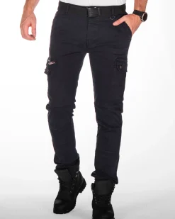 MZ72 Brand Eclair reisitaskuhousut - Tumman Sininen Hot