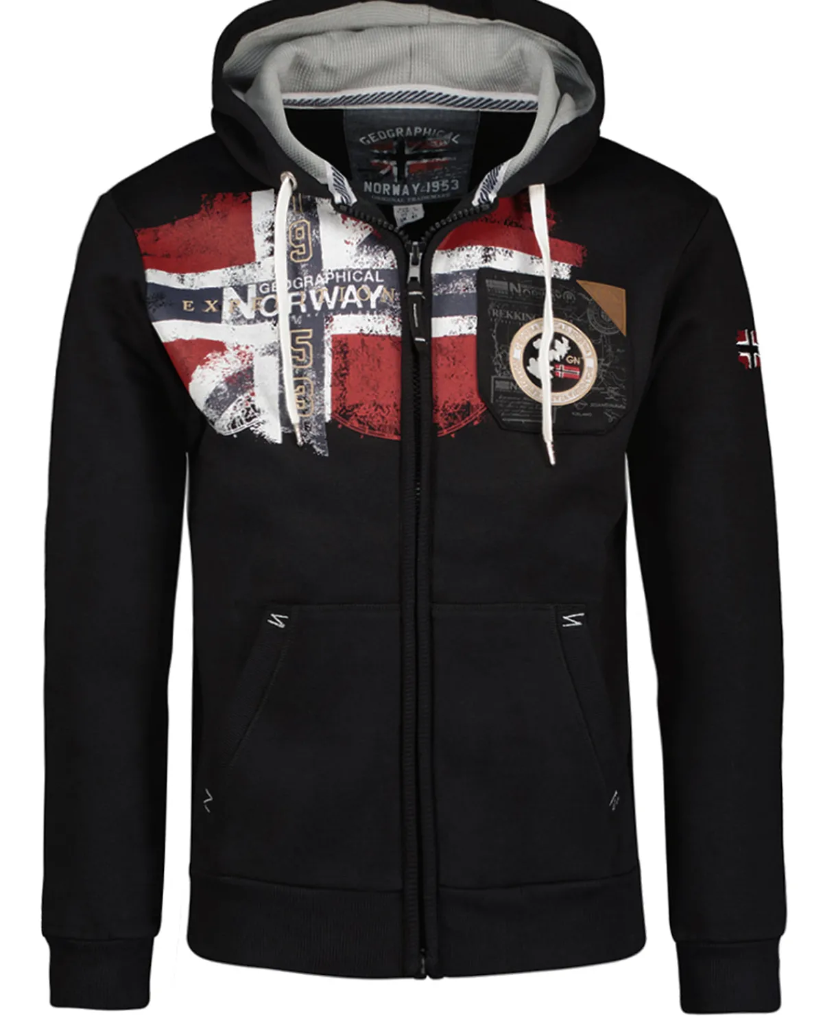 Geographical Norway Fespote vetoketjuhuppari - Musta Sale