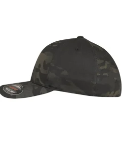 FLEXFIT Multicamo lippis - Musta New