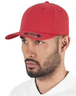 FLEXFIT 5 panel lippis - Punainen New
