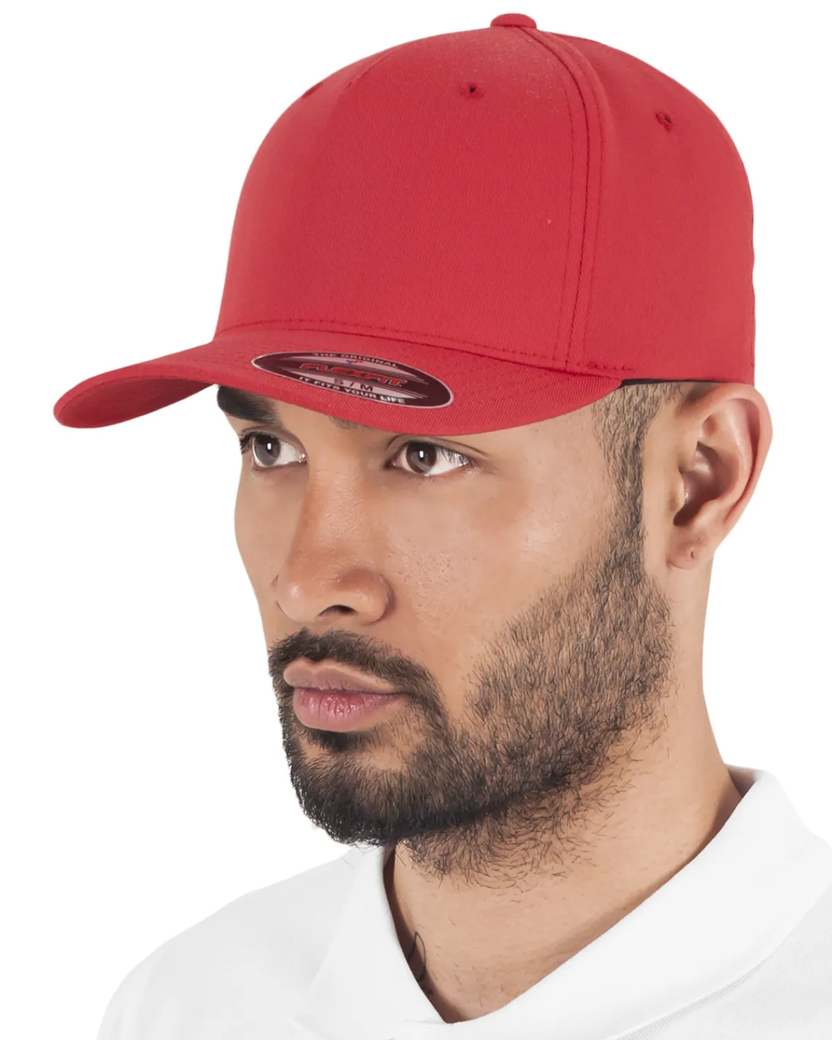 FLEXFIT 5 panel lippis - Punainen New