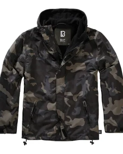 Brandit Frontzip tuulitakki - Tumma camo Hot