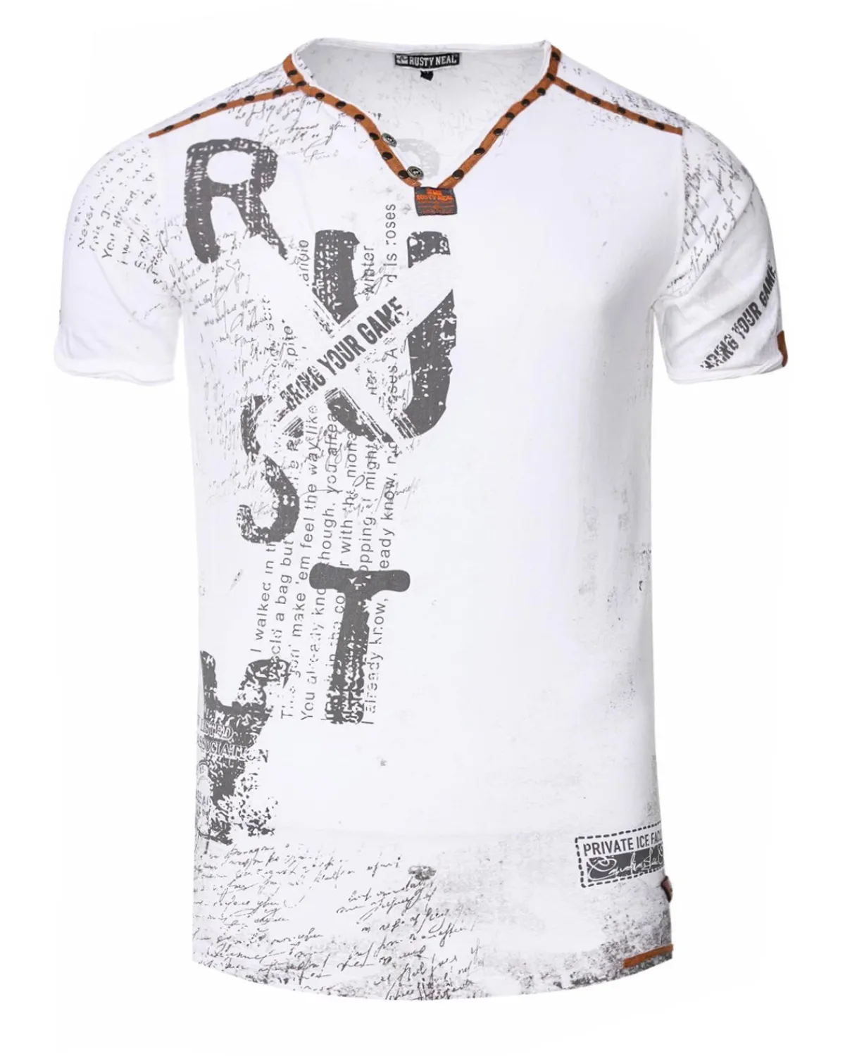 Rusty Neal Game t-paita - Valkoinen Discount