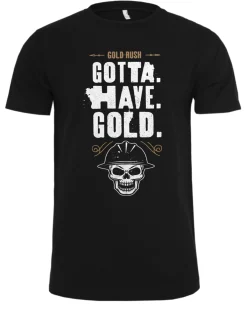 Print Shirt Gold Rush t-paita - Musta Discount