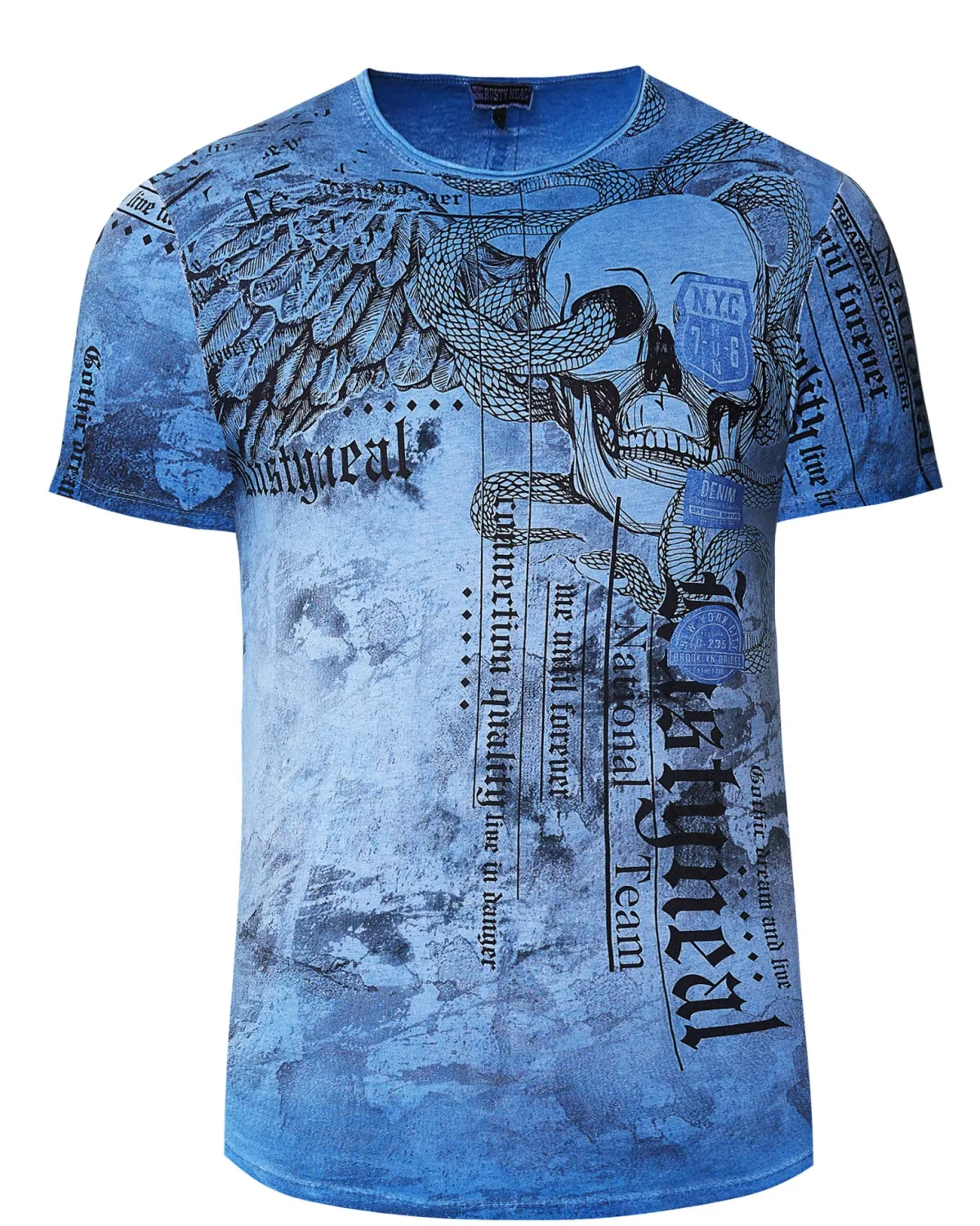 Rusty Neal Gothik t-paita - Sininen Sale