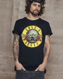 Urban Classics Guns n' Roses t-paita - Musta Outlet
