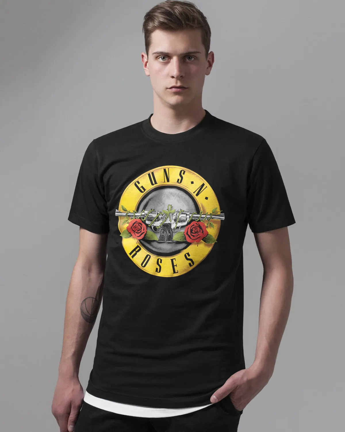 Urban Classics Guns n' Roses t-paita - Musta Outlet